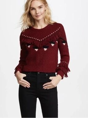LoveShackFancy atlas fringe crop sz s